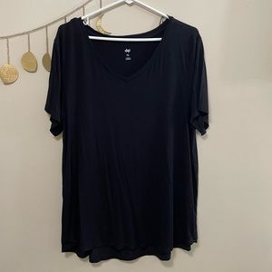 Black Flowy Shirt